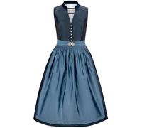 Heimatgwand Damen Dirndl Lucille Kleid Für Besondere Anlässe, Blau, 38 EU
