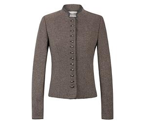 Heimatgwand Damen Elisabeth Trachtenjacke, nuss Schiefer, 42