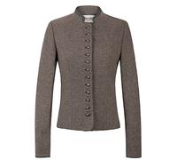 Heimatgwand Damen Elisabeth Trachtenjacke, nuss Schiefer, 44
