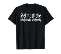 Heimatliebe Sächsische Schweiz Deutschland Patriot T-Shirt