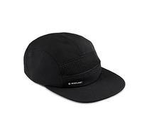 HEIMPLANET Original | 5 Panel Tech Cap aus recyceltem PET mit Mesheinsatz | Unterstützt 1% for the Planet (Schwarz)