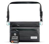 HEIMPLANET Original | HPT Carry Essentials - Neck Pouch | Leichter Brustbeutel mit Aluminium Verschlüssen und Verbindungen | Unterstützt 1% for The Planet (Dark A5)