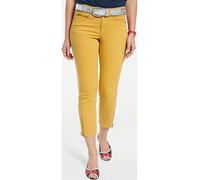 Heine Jeans-Caprihose in Gelb - Größe 40 | Damenhosen