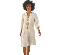 Heine Kleid in Beige - Größe 46 | Damen Kleider