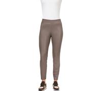 Heine Kunstlederhose in Taupe - Größe 48 | Damenhosen