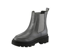 Heine Leder-Chelsea-Boots in Grau - Größe 36 | Stiefeletten