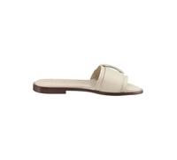 Heine Leder-Pantoletten in Creme - Größe 37 | Damen Pantoletten
