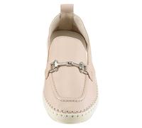 Heine Leder-Slipper in Beige - Größe 41 | Damen Schuhe Halbschuhe