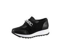 Heine Leder-Slipper in Schwarz - Größe 36 | Damen Schuhe Halbschuhe
