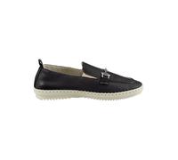 Heine Leder-Slipper in Schwarz - Größe 39 | Damen Schuhe Halbschuhe