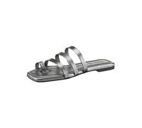 Heine Leder-Zehentrenner in Silber - Größe 40 | Damen Sandalen