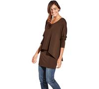 Heine Longsleeve in Braun - Größe 50 | Damen Tops