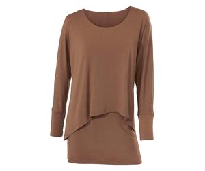 Heine Longsleeve in Hellbraun - Größe 44 | Damen Tops
