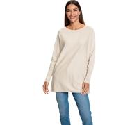 Heine Pullover in Beige - Größe 44/46 | Damen Pullover Cardigans