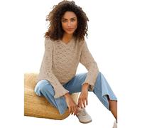Heine Pullover in Beige - Größe 50 | Damen Pullover Cardigans