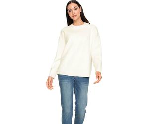 Heine Pullover in Creme - Größe 42 | Damen Pullover Cardigans