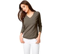 Heine Pullover in Khaki - Größe 36 | Damen Pullover Cardigans