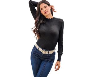 Heine Pullover in Schwarz - Größe 40 | Damen Pullover Cardigans