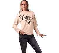 Heine Sweatshirt in Beige - Größe 38 | Damen Sweatshirts Jacken