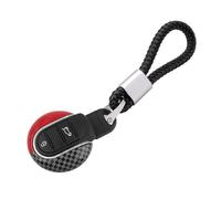 Heinmo Key Cover Ersatz Fall Schlüsselanhänger Schlüsselseil Schlüssel Für F54 F55 F56 F57 F60 Clubman Countryman Schlüsseletui (MQ Red Rice B)