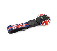 Heinmo Key Cover Ersatz Fall Schlüsselanhänger Schlüsselseil Schlüssel schlüsselhülle Für F54 F55 F56 F57 F60 Clubman Countryman Schlüsseletui (A Red rice)