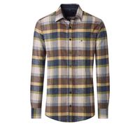 Casa Moda Casual Fit Flanellhemd braun, Kariert