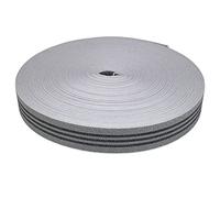 Heiro 50 Meter Polster Gummigurte Elastikmaterial Anthrazit Fest 5 cm breit Dehnung 45%