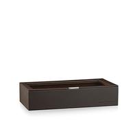 HEISSE & SÖHNE SEIT 1976® Stapelbare Uhrenbox/Aufbewahrung Mirage XL in Braun für 12 Armbanduhren