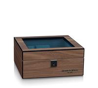HEISSE & SÖHNE SEIT 1976® Uhrenbox Borneaux 4+ Wallnuss