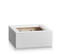 Heisse & Söhne Stapelbares Schmuckkästchen Mirage L - Oberteil: Uhrenbox für 6 Uhren - Braun