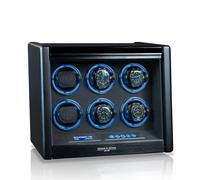 Heisse & Söhne Uhrenbeweger Madrid 6 - Schwarz Hochglanz