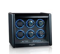 Heisse & Söhne Uhrenbeweger Madrid 6 - Schwarz Hochglanz