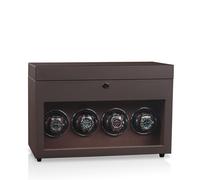 Heisse & Söhne Uhrenbeweger Vancouver 4 - Braun Braun