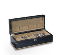 HEISSE & SÖHNE SEIT 1976® Uhrenbox Aberdeen 5 Schwarz für 5 Armbanduhren