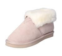 Heitmann Damen- und Herren Lammfell-Hausschuhe Beige (385) Größe 43