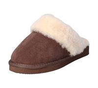 HEITMANN 100% Lammfell Hausschuhe Pantoffel Leder Damen und Herren...
