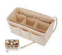 Hejo Handtaschen Organizer, Filz Taschen Organizer Shopper Beige, M