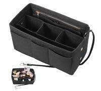 Hejo Handtaschen Organizer, Filz Taschen Organizer Shopper, Schwarz, L