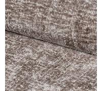 Heko Panels MUSTERSTÜCK Polsterstoff Meterware Bouclé Optik Premium Stoff Teddystoff Nähstoffe Möbelstoffe Dekostoffe Handwerken UV-beständig Wasserdicht Tenza Stahl Stoffprobe 10 x 10 cm