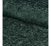 Heko Panels Polsterstoff Meterware Bouclé Optik Premium Stoff Aus PES Teddystoff Nähstoffe Möbelstoffe Dekostoffe Handwerken UV-beständig Wasserdicht Tenza Dunkelgrün 1 Meter 143 x 100 cm