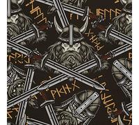 HEKO PANELS Stoff Oxford Wasserdichte Meterware Canvas-Stoff Polyester Stoff Zum Nähen Nähstoffe Dekostoffe Wasserabweisend Blickdicht Wikinger 5 Meter 155 x 500 cm