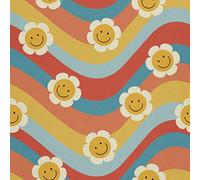 HEKO PANELS Stoff Oxford wasserdichte Meterware Canvas-Stoff Polyester Stoff Zum Nähen Nähstoffe Dekostoffe Wasserabweisend Blickdicht Blumen Bunt 2 Meter 155 x 200 cm