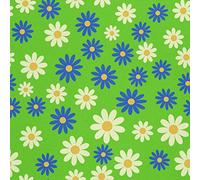 HEKO PANELS Stoff Oxford Wasserdichte Meterware Canvas-Stoff Polyester Stoff Zum Nähen Nähstoffe Möbelstoffe Dekostoffe Handwerken Wasserabweisend Blickdicht Blumen Bunt 1 Meter 155 x 100 cm