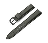 HELBAY Beschichtete Herren-Uhrenarmbänder aus Canvas, 18/19/20/22 mm, wasserabweisende Sportarmbänder aus Textil,Grün-Schwarz,22 mm
