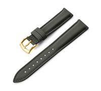 HELBAY Beschichtete Herren-Uhrenarmbänder aus Canvas, 18/19/20/22 mm, wasserabweisende Sportarmbänder aus Textil,Grün-Gold,20 mm