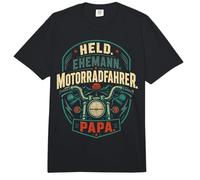 Held Ehemann Motorradfahrer Papa Biker Motiv Comfort Colors Adult Heavyweight T-Shirt