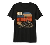 Held Ehemann Motorradfahrer Papa Biker Motiv Premium T-Shirt