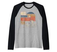 Held Ehemann Motorradfahrer Papa Biker Motiv Raglan