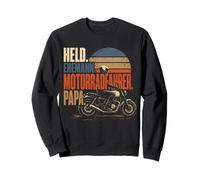 Held Ehemann Motorradfahrer Papa Biker Motiv Sweatshirt