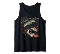 Held Ehemann Motorradfahrer Papa Biker Motiv Tank Top
